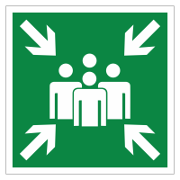 Знак безопасности Пункт (место) сбора (E21)